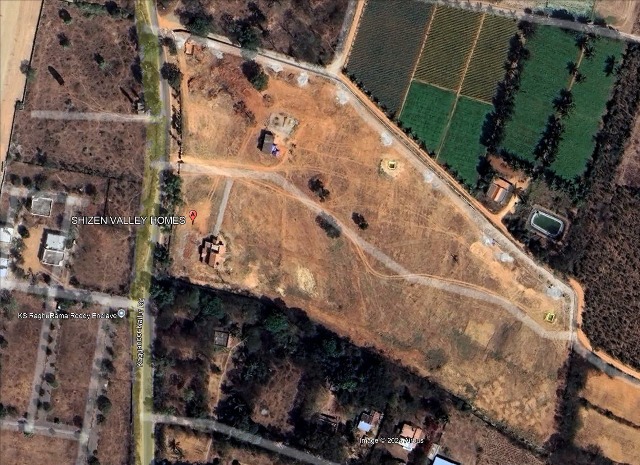 Shizen Valley Homes — Site location, from above