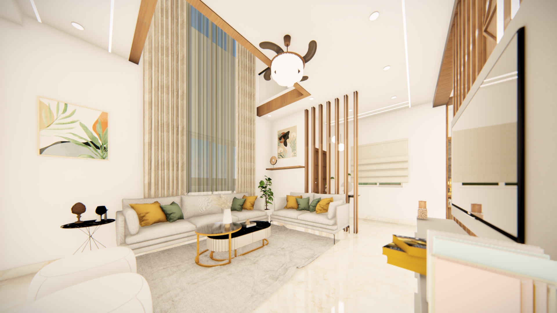 Shizen Valley Homes — Double-height living room